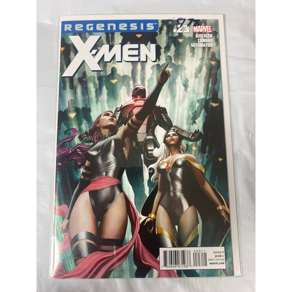 Marvel X-Men Vol 3‎ #23 Regenesis Psylocke Storm Cover Victor Gischler 2012